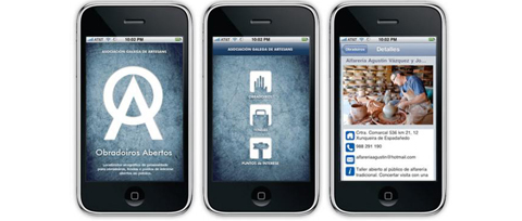 «OBRADOIROS ABERTOS». APP plataforma iPad para Asociación de Artesanos de Galicia. «OBRADOIROS ABERTOS». APP plataforma iPad para Asociación de Artesanos de Galicia.