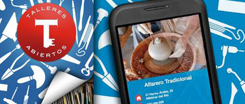 «TALLERES ABIERTOS». APP para móviles con sistemas operativos IOS y Android, para la Organización de los Artesanos de España. «TALLERES ABIERTOS». APP para móviles con sistemas operativos IOS y Android, para la Organización de los Artesanos de España.
